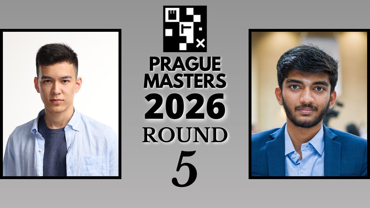 Nodirbek Abdusattorov vs D Gukesh | Prague Masters 2026 | Round 5