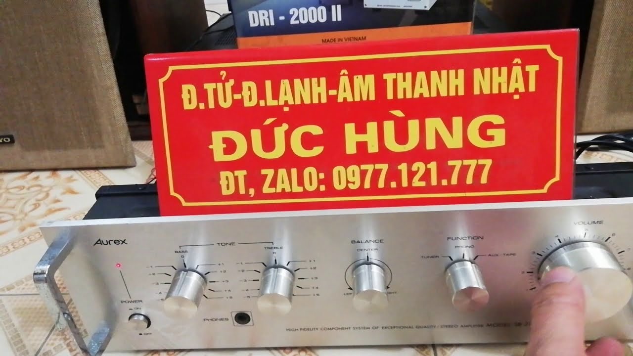 Aurex Sb 210, đẹp xuất sắc mặt phay nh&ocirc;m thiết kế đẳng cấp, chơi to&agrave;n dải hết thuốc. Gia: 1.8tr