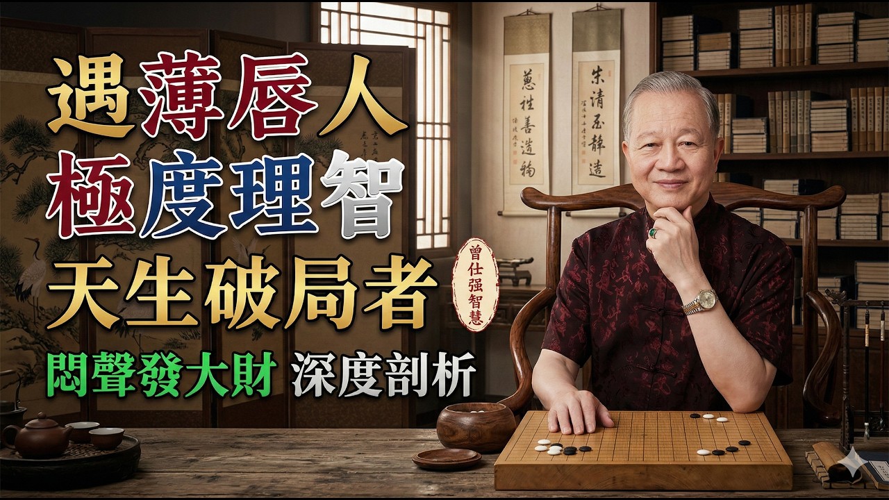 別被表象騙了！曾仕强：嘴唇薄的人十有八九是隱形富豪！#曾仕强 #易经智慧 #面相 #識人術 #人生哲理 #國學智慧