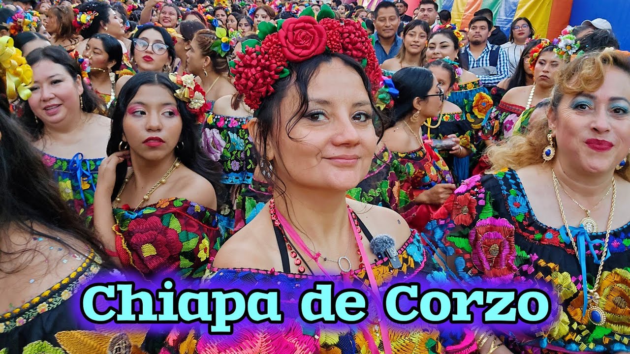DIA DE LAS CHIAPANECAS EN CHIAPA DE CORZO 2026 CHIAPAS MEXICO 🎉 RECORRIDO TRADICIONAL