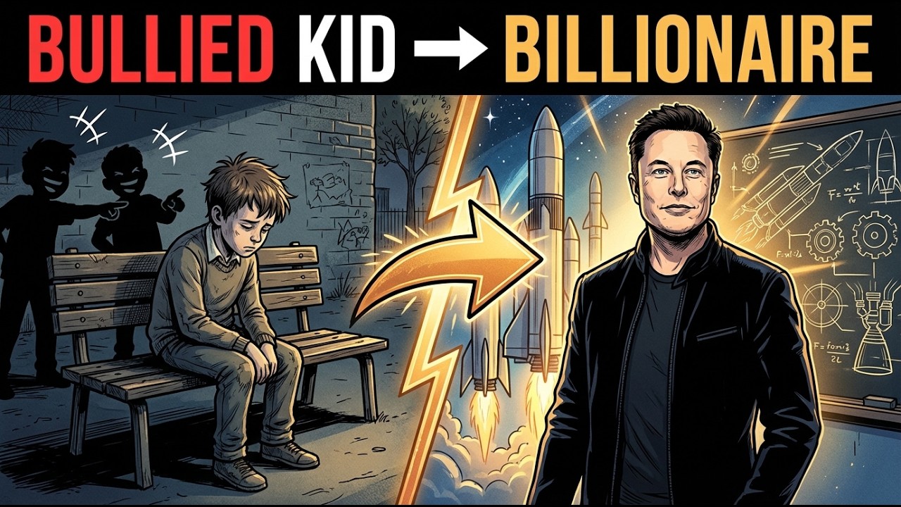ELON MUSK WAS BULLIED AS A CHILD, HOW PAIN BUILT A BILLION DOLLAR VISION