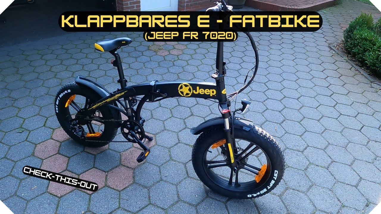 Jeep FR 7020 klappbares E Fatbike (Aufbau, Test & Fazit)