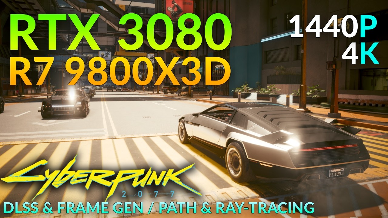RTX 3080 + 9800X3D vs. Cyberpunk 2077 - Does It Run On 4K & 1440p? DLSS & RAY-TRACING TESTED