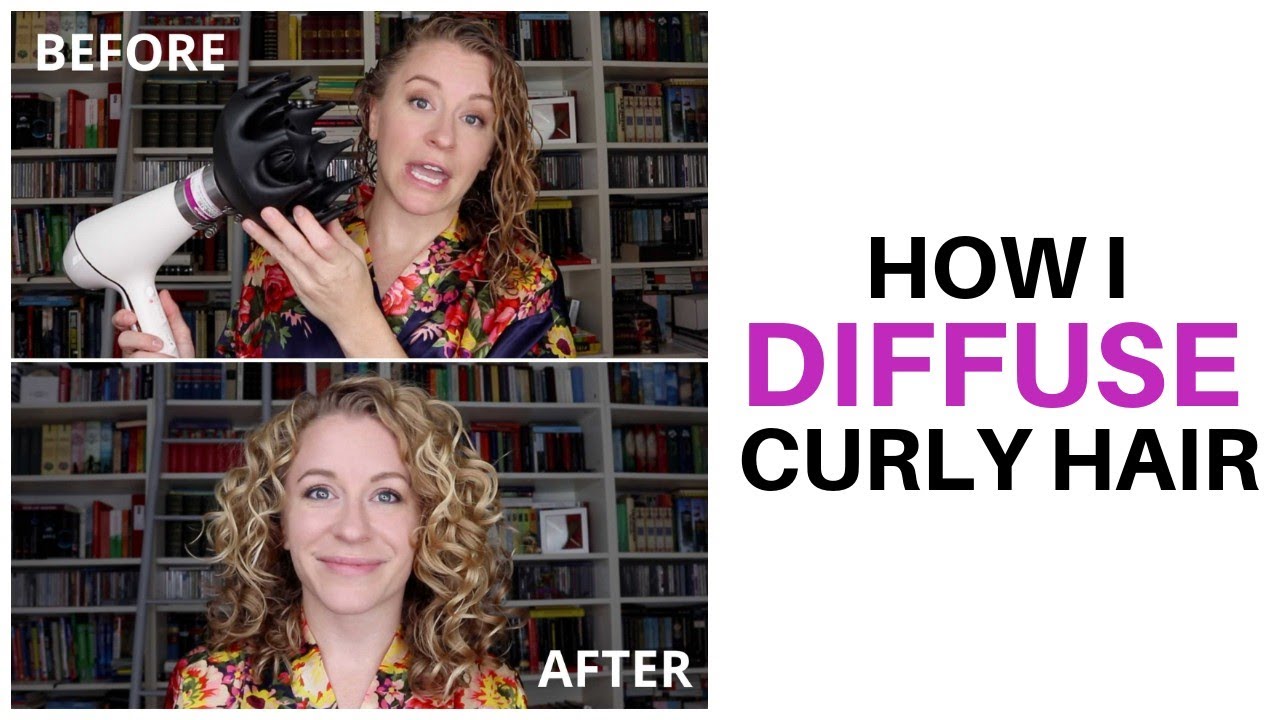 Tips for diffusing curly hair