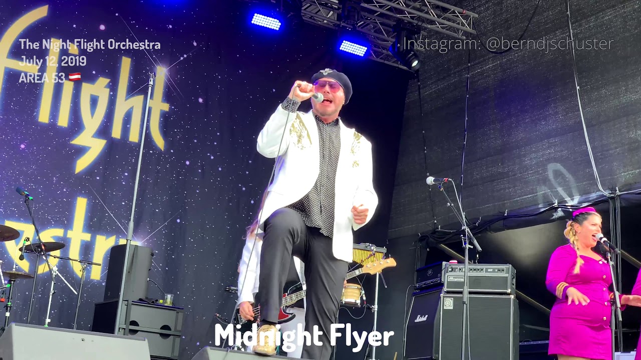 The Night Flight Orchestra - Midnight Flyer @AREA 53, Leoben, Austria - July 12, 2019 - 4K LIVE