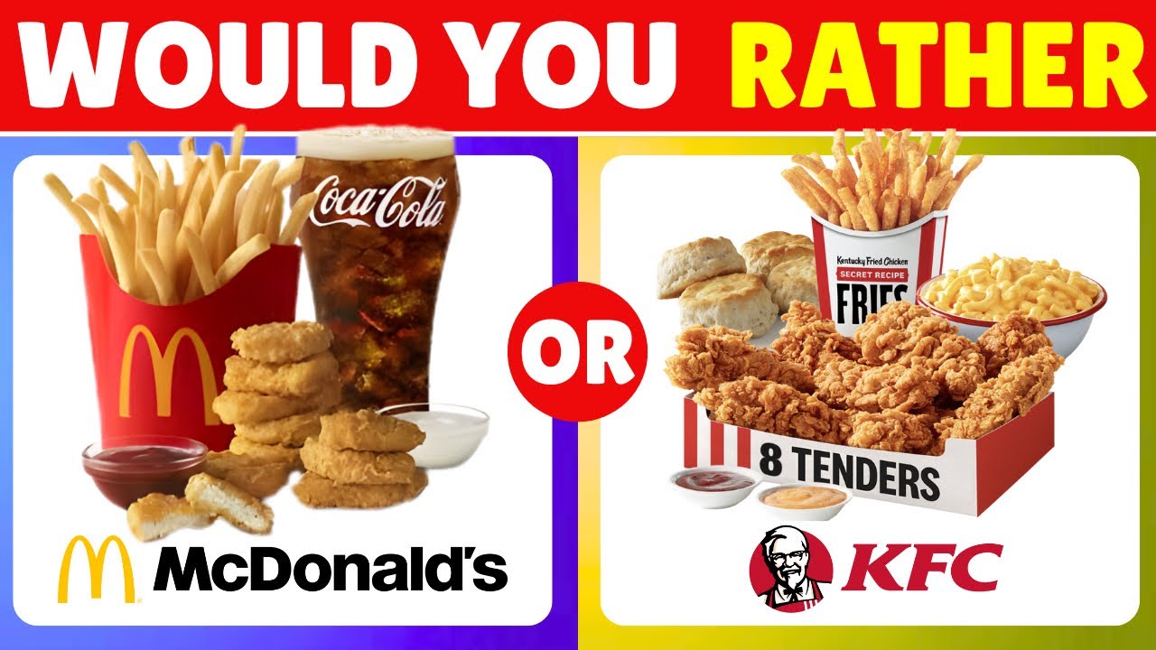 Would You Rather ? Snack& Junk Food Edition 🍔🍟|| Quiz Food 2025