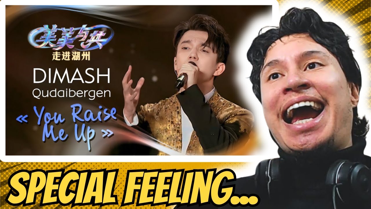 ARTIST REACTS! | Dimash Qudaibergen - You Raise Me Up (Beauty and Harmony, CCTV-1, Сhina)