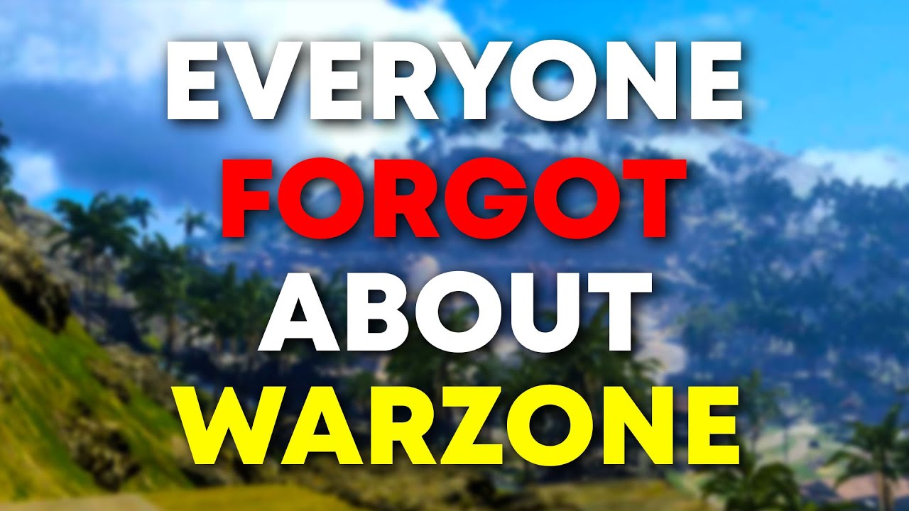 Why Everyone *FORGOT* About Warzone 😪