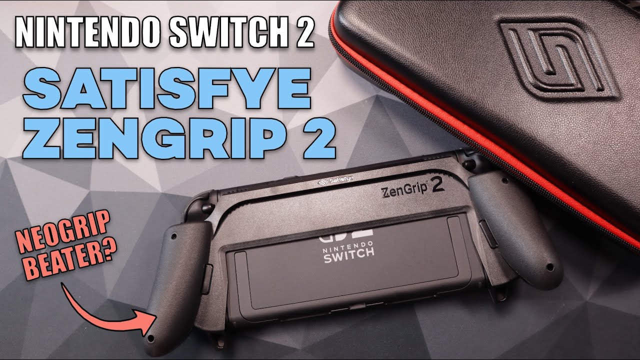 Satisfye ZenGrip 2 - MORE of the same goodness for your Nintendo Switch 2