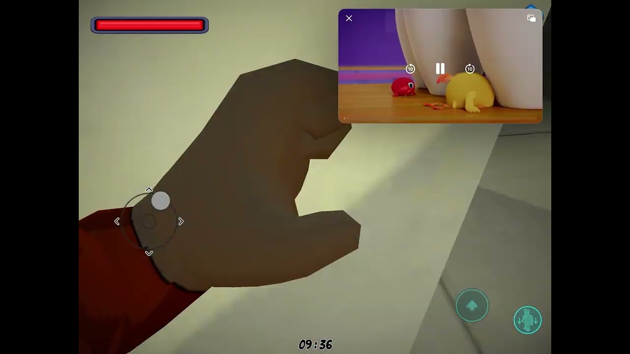 Chicky and Poyo escape the Barry’s 