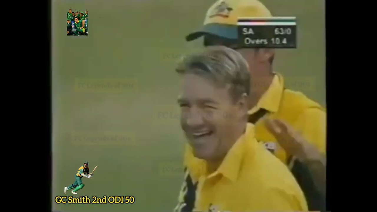 Young Greame Smith batting vs ODI PowerHouse in 2001