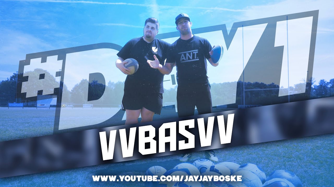 RUGBY KICKS & VRIJE TRAPPEN met BAS VAN VELZEN & JAY-JAY BOSKE | Sporten Met BN'ers | DAY1