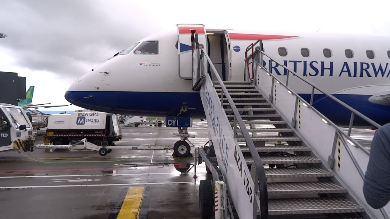 ✈ TRIP REPORT #25 | British Airways E170 | Euro Traveller | Dublin to London City | BA4471