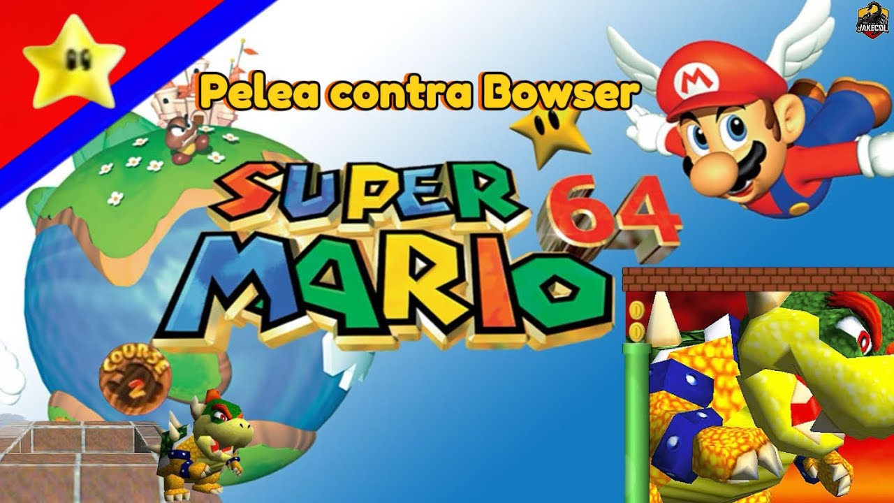 Súper Mario 64 (Pelea contra Bowser) 2