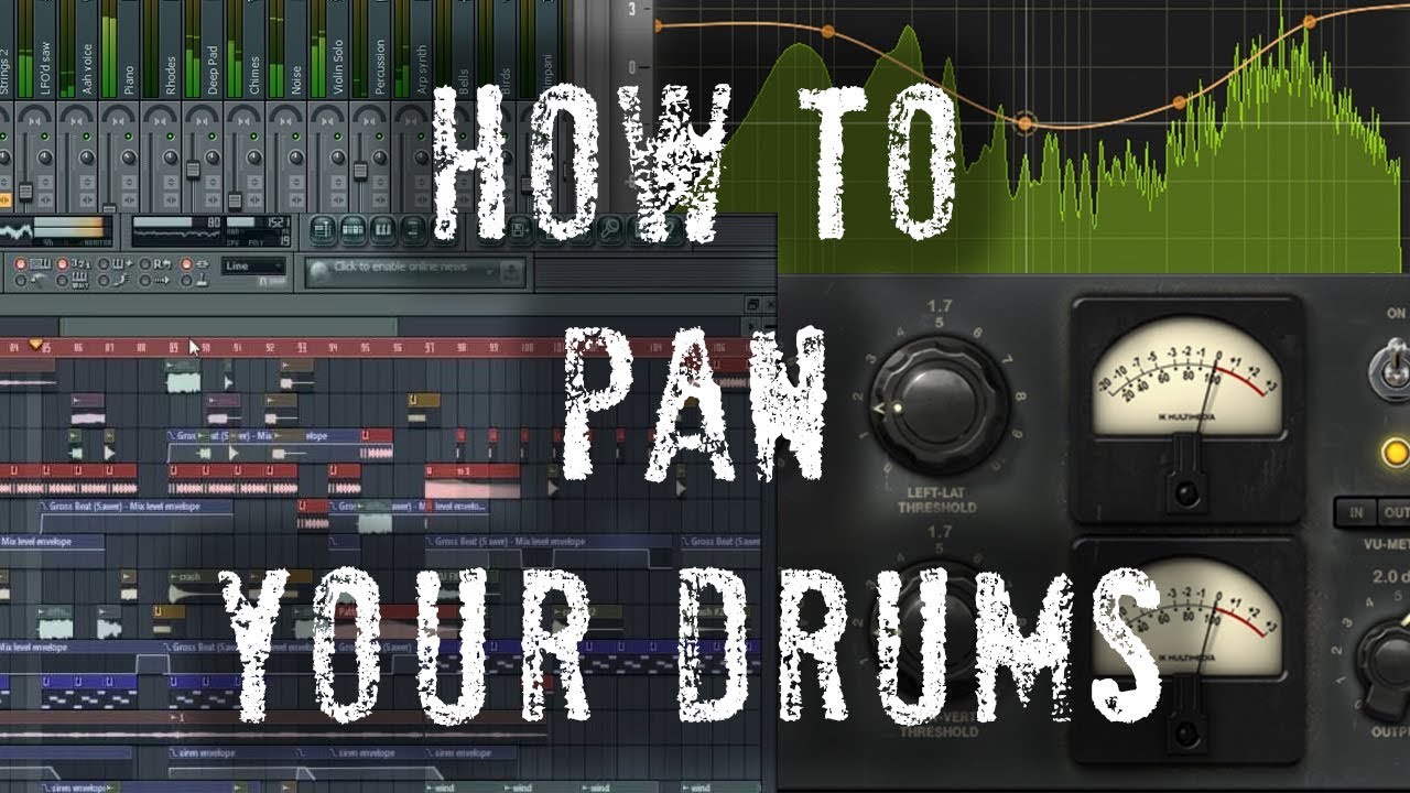 How to Pan Drums - Make Drums Sound Real and Live - 5 Minute Mixing Tips