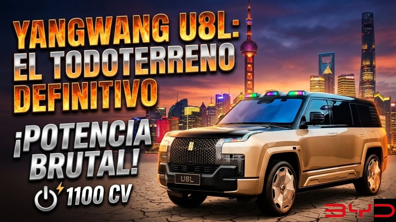 YANGWANG U8L El Todoterreno de 1100 CV que Redefine la Ingeniería de BYD