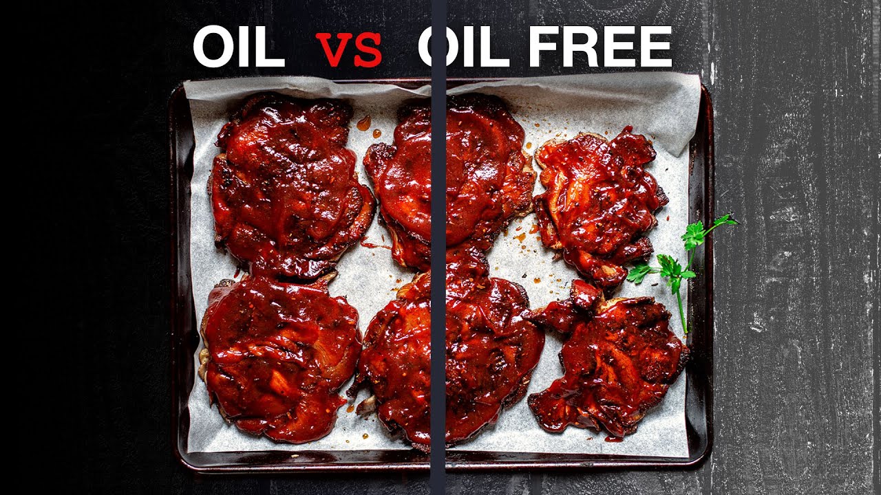 I tested OIL vs Oil FREE on my famous mushroom STEAKS