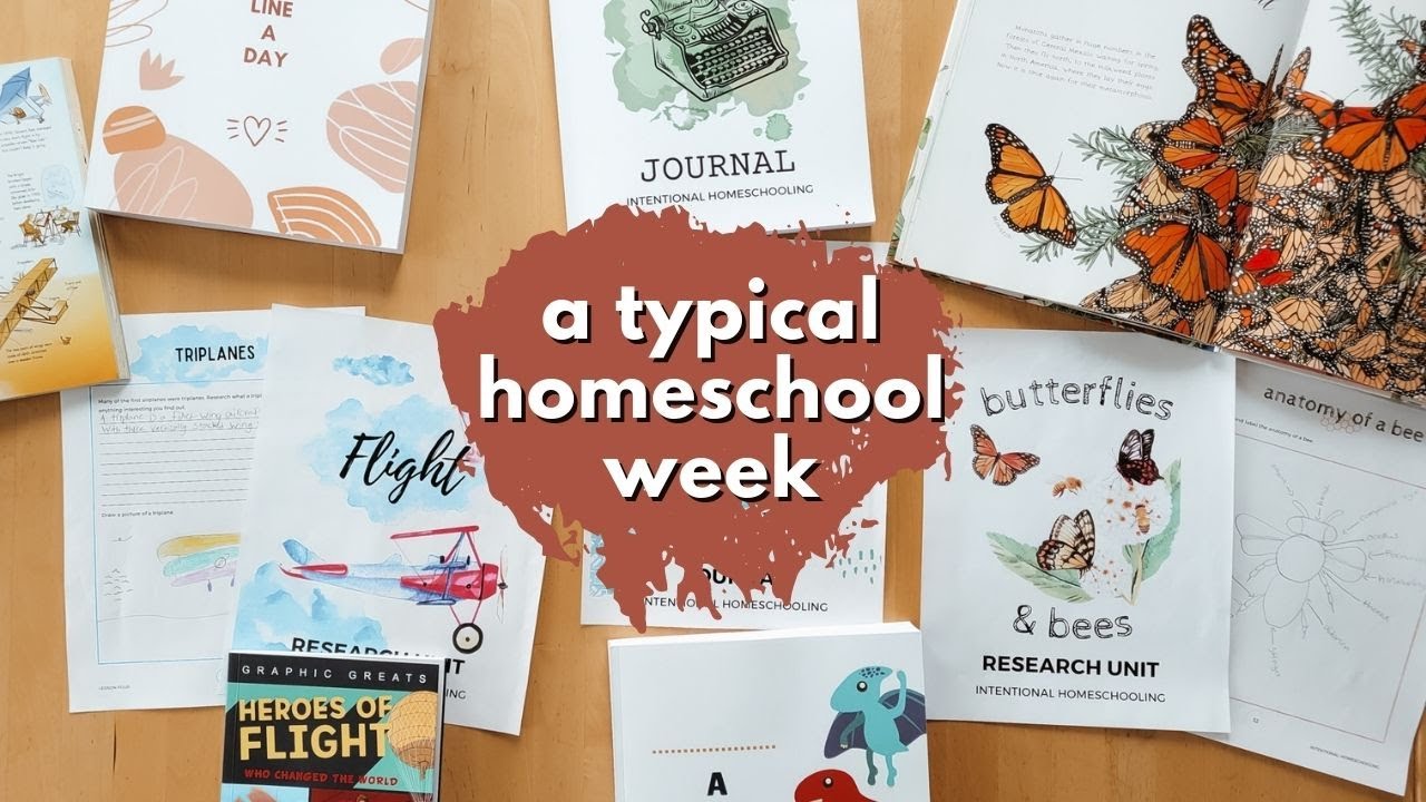 a typical HOMESCHOOL WEEK - a look into our regular weekly homeschool rhythm and resources