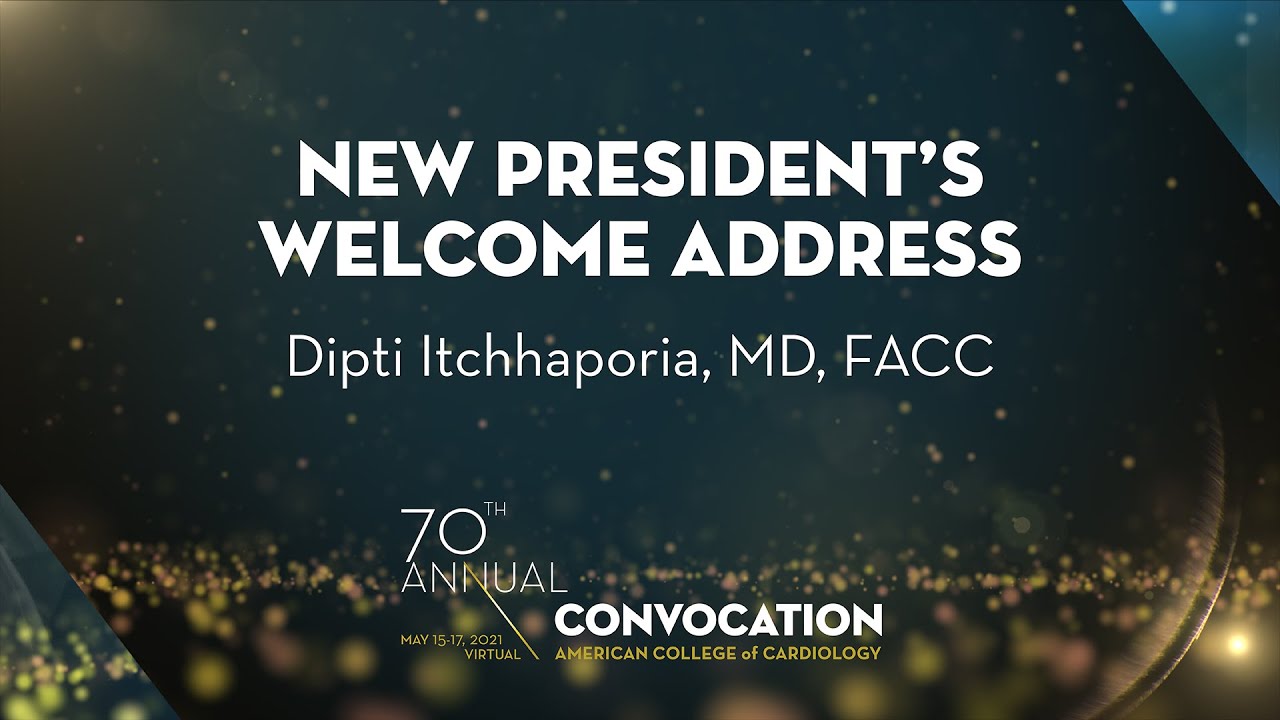 ACC.21 Convocation | New President's Welcome Address