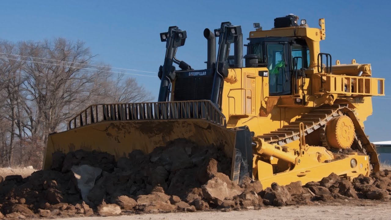 5 Extreme Biggest CAT KOMATSU  LIEBHERR   Largest Bulldozers in the World !