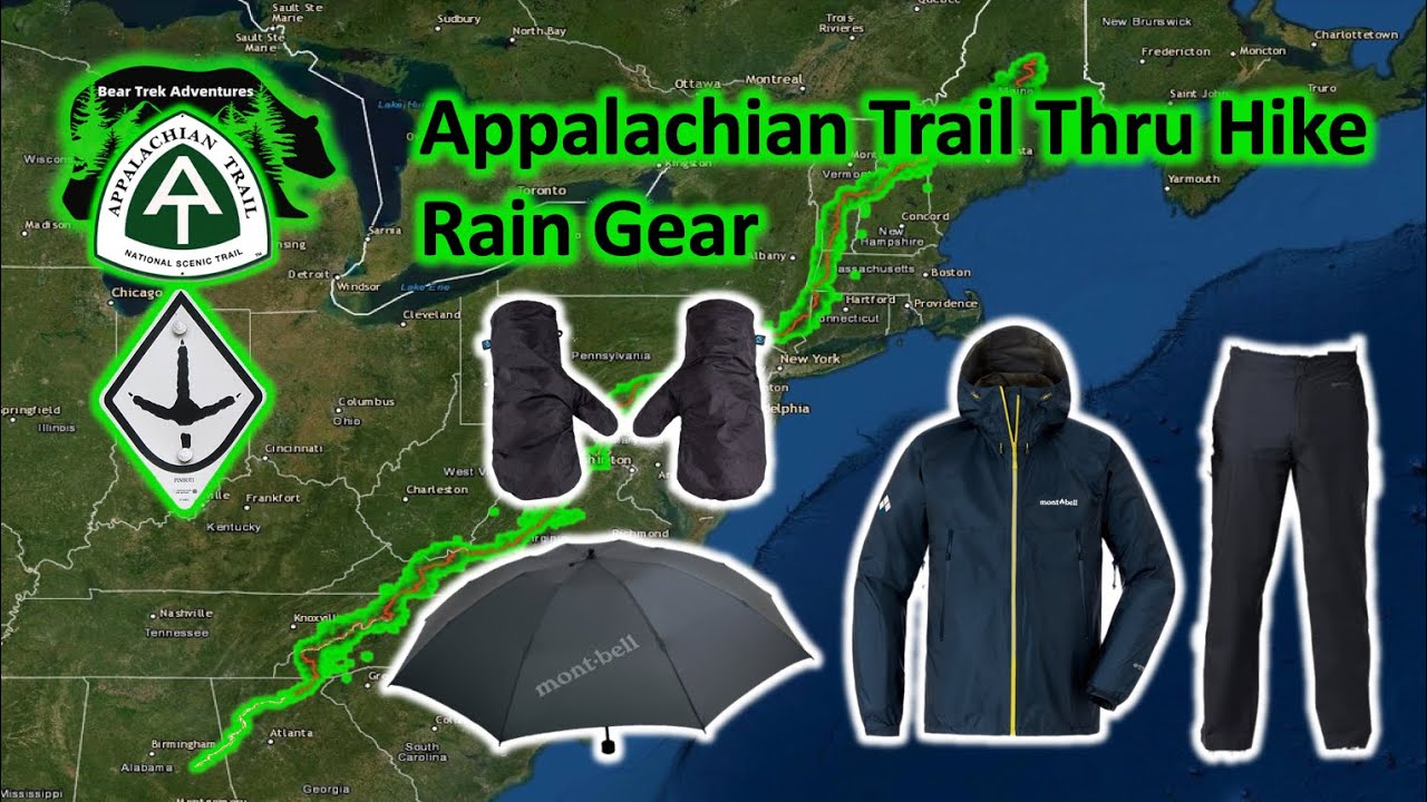 Thru Hike Rain Gear | Appalachian Trail 2022 Thru Hike + Pinhoti #bamatobaxter #montbell #zpacks
