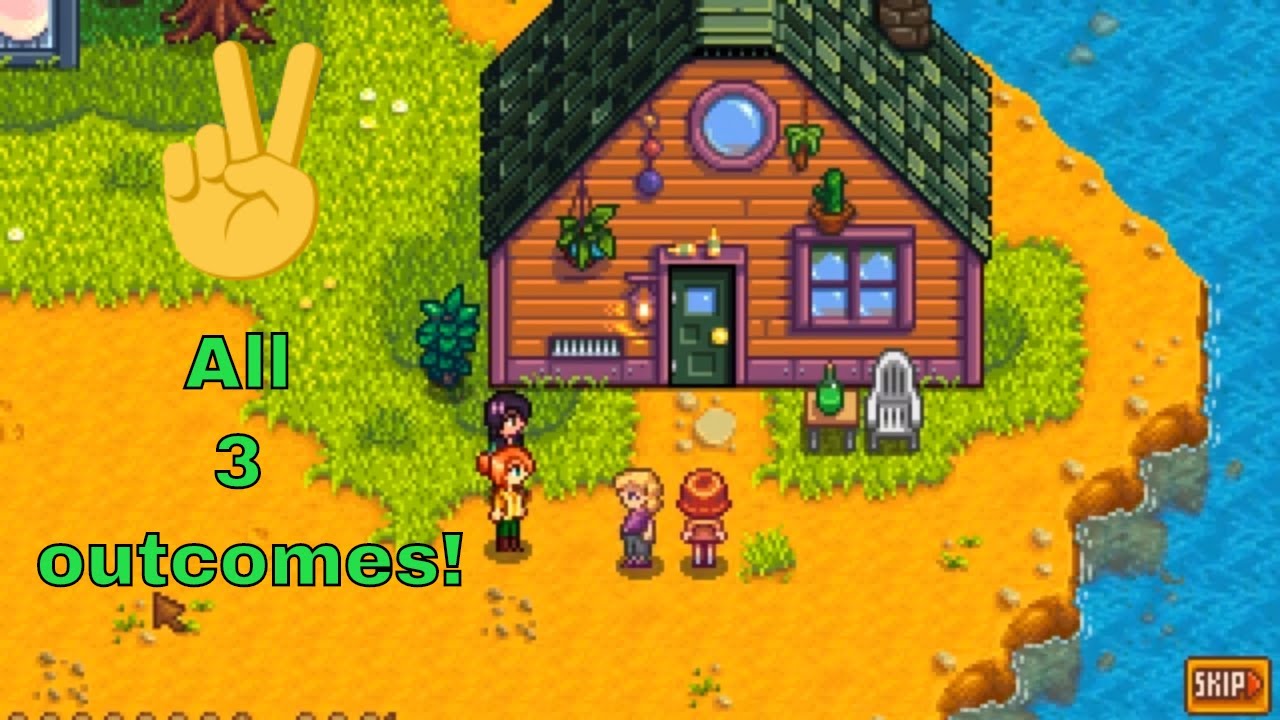 Building Pam's House - All 3 outcomes