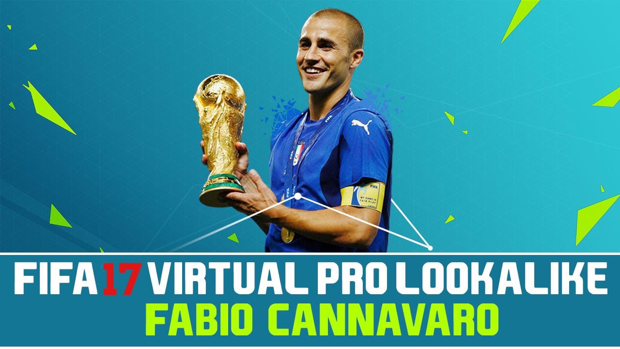FIFA 17 | VIRTUAL PRO LOOKALIKE TUTORIAL - FABIO CANNAVARO