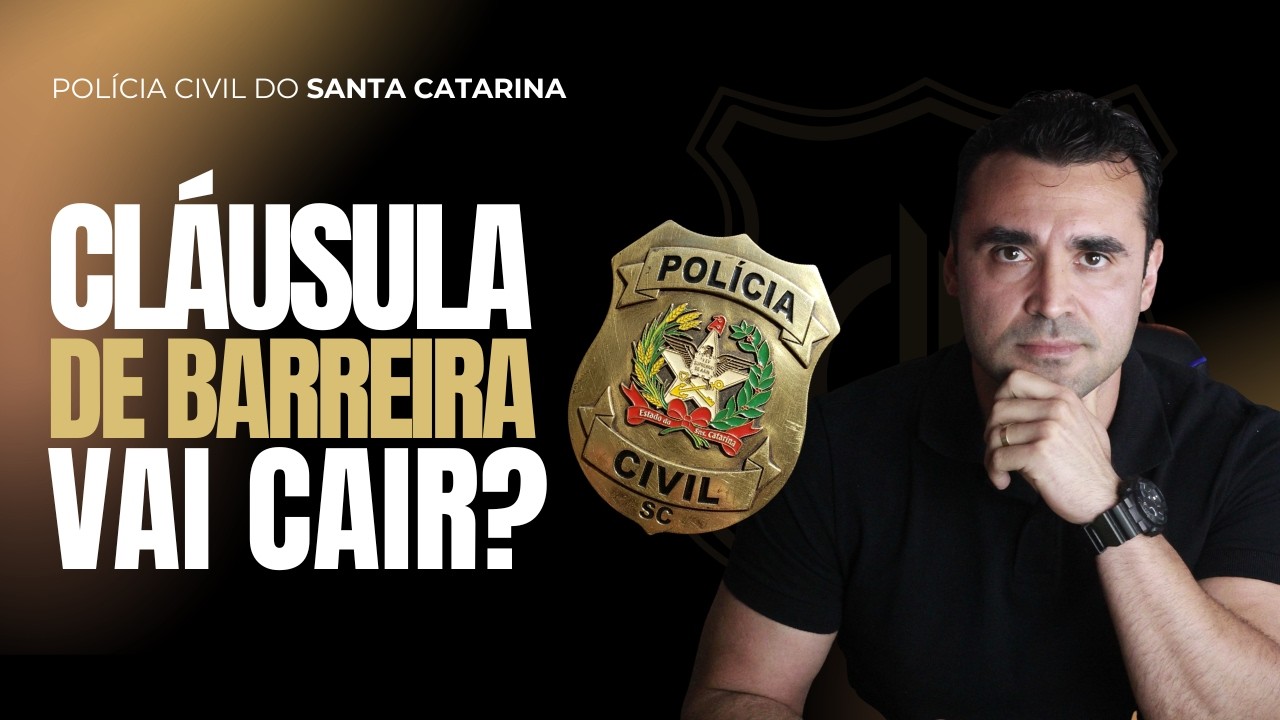 🚨 URGENTE PCSC: A Cl&aacute;usula de Barreira vai cair? Entenda o Cen&aacute;rio.