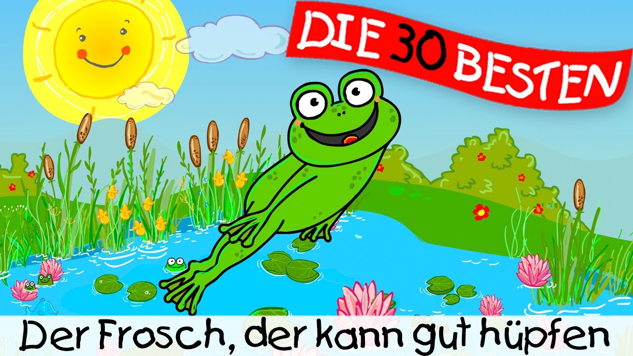 Der Frosch, der kann gut h&uuml;pfen || Kinderlieder zum Mitsingen und Bewegen