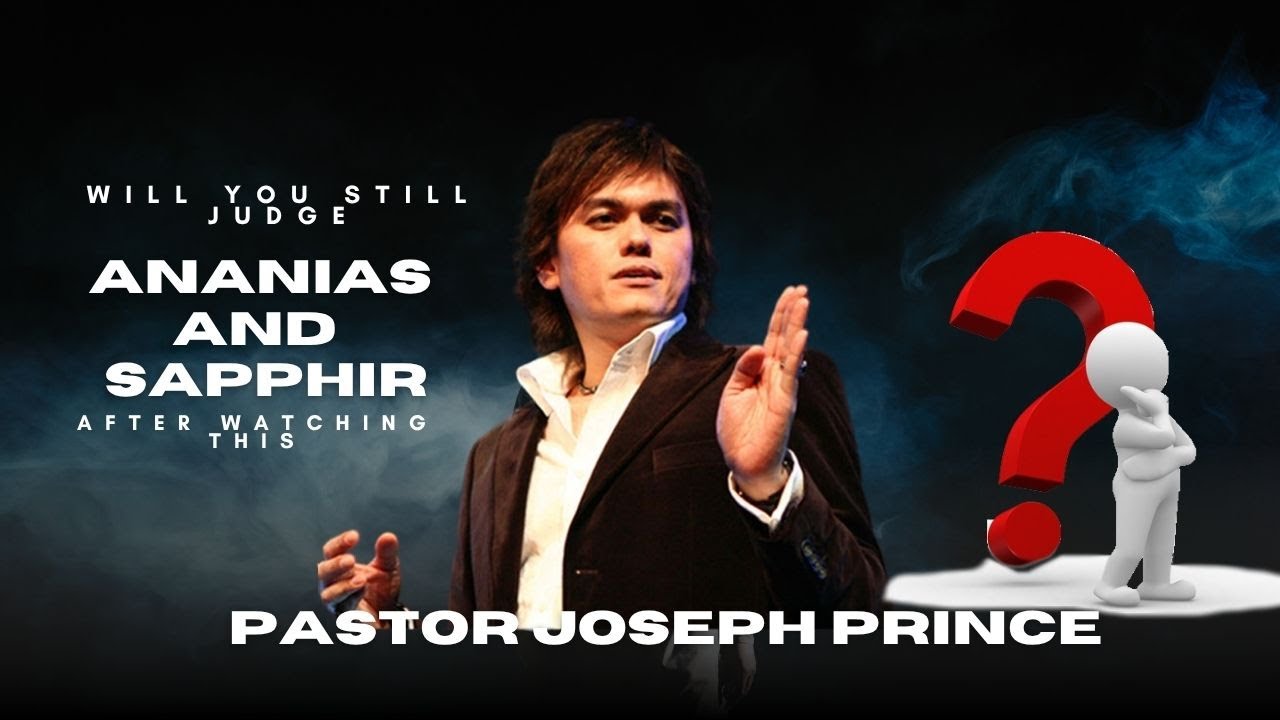 Will you still Judge Ananias and Sapphira after watching this ? By Pastor Joseph Prince.