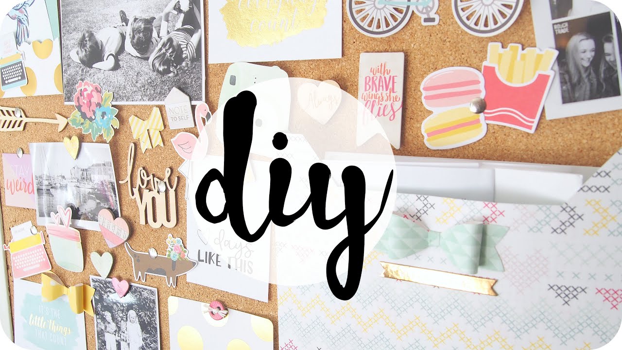DIY | Cork board / Moodboard Decoration & Organisation