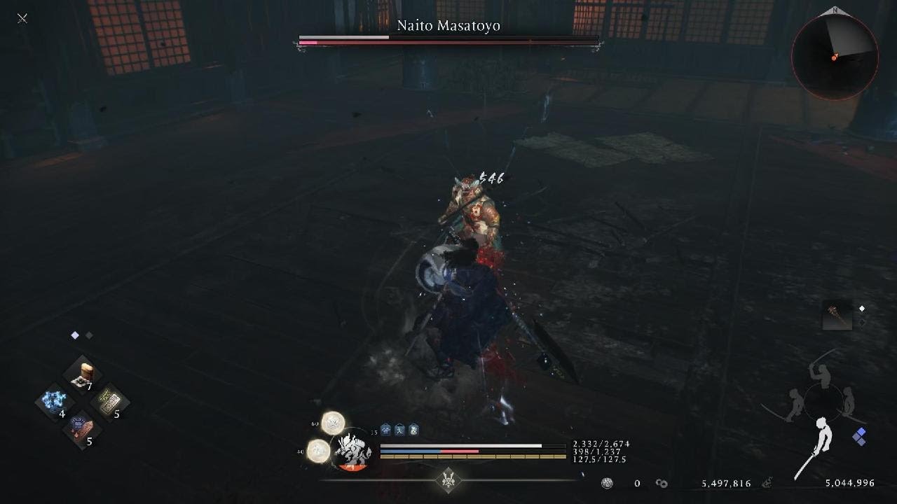 Nioh 3 Learning Axe/Hatchets on NG+ Takeda's Four Heavenly Kings