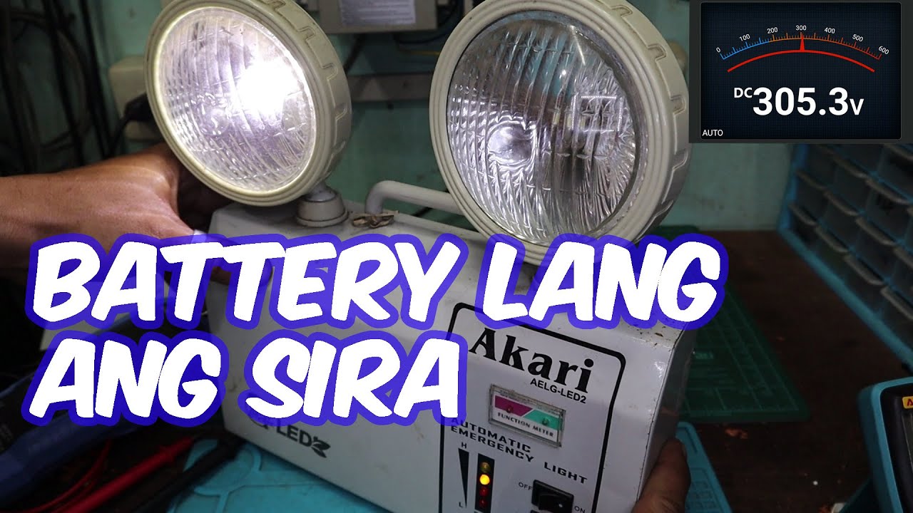 Emergency Light Repair (Tagalog)