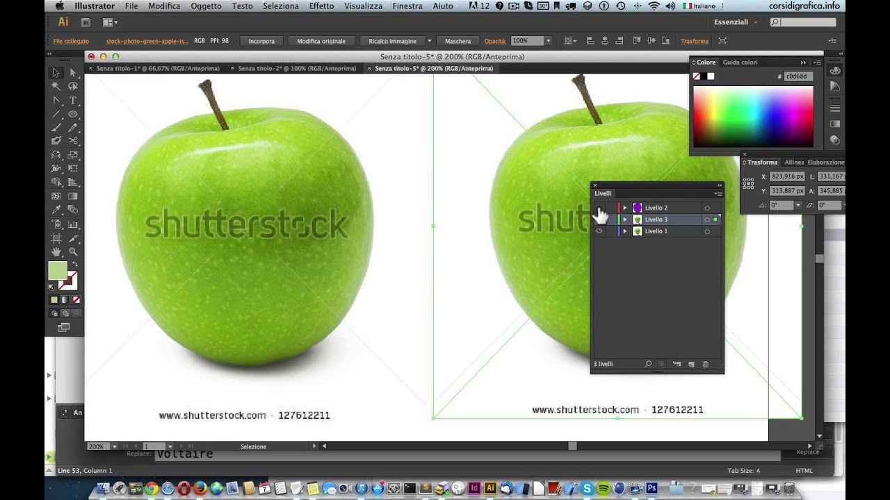 tutorial illustrator italiano strumento trama