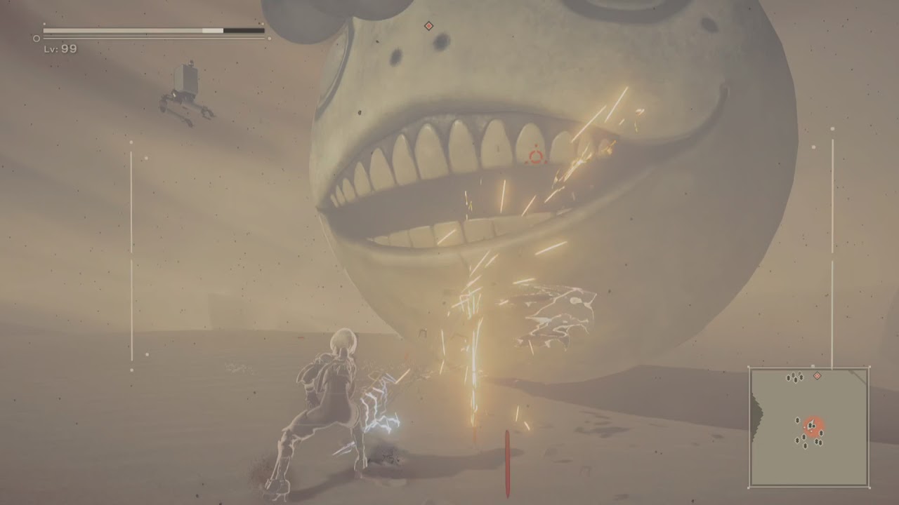NieR: Automata - Emil Clones Secret Boss Fight (Japanese Voices)