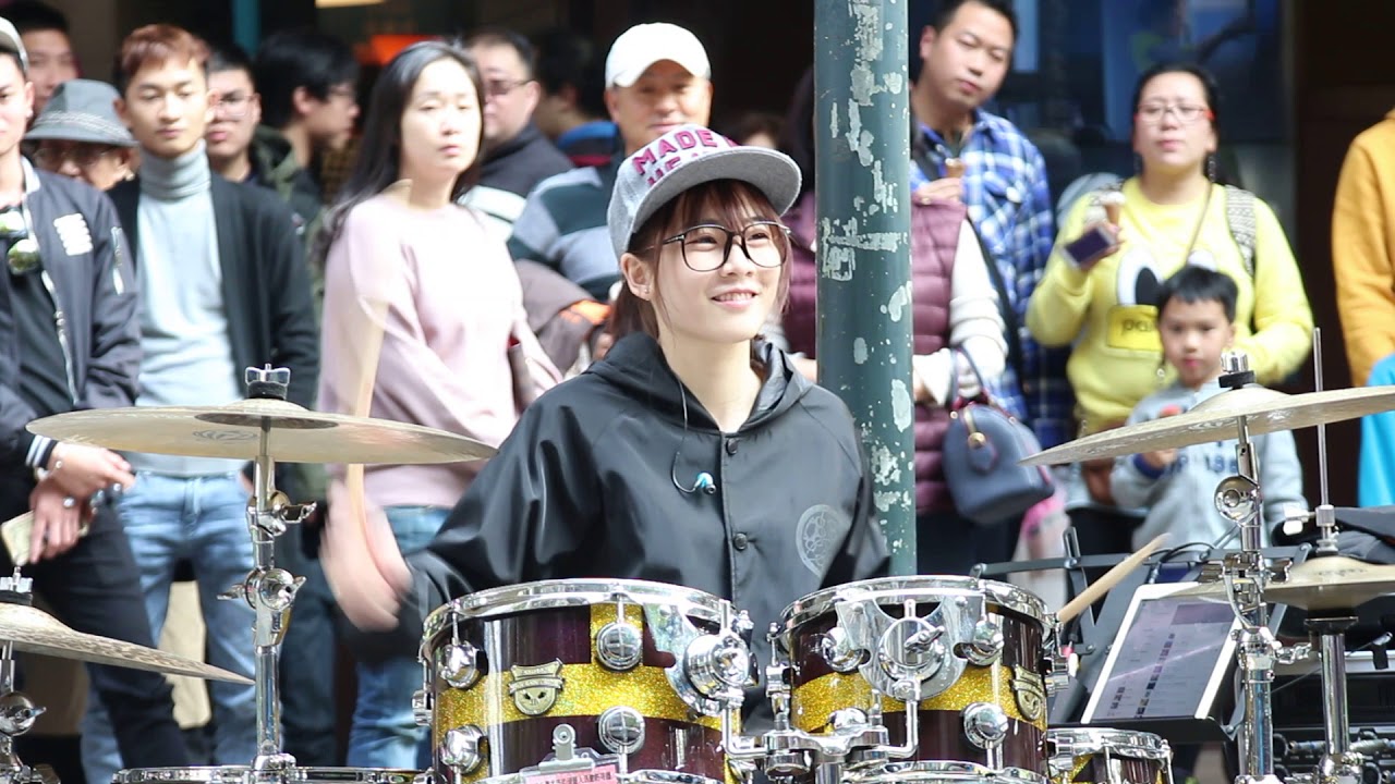 爵士鼓 羅小白S.white 01.Moves Like Jagger - (Maroon 5 featuring Christina Aguilera)