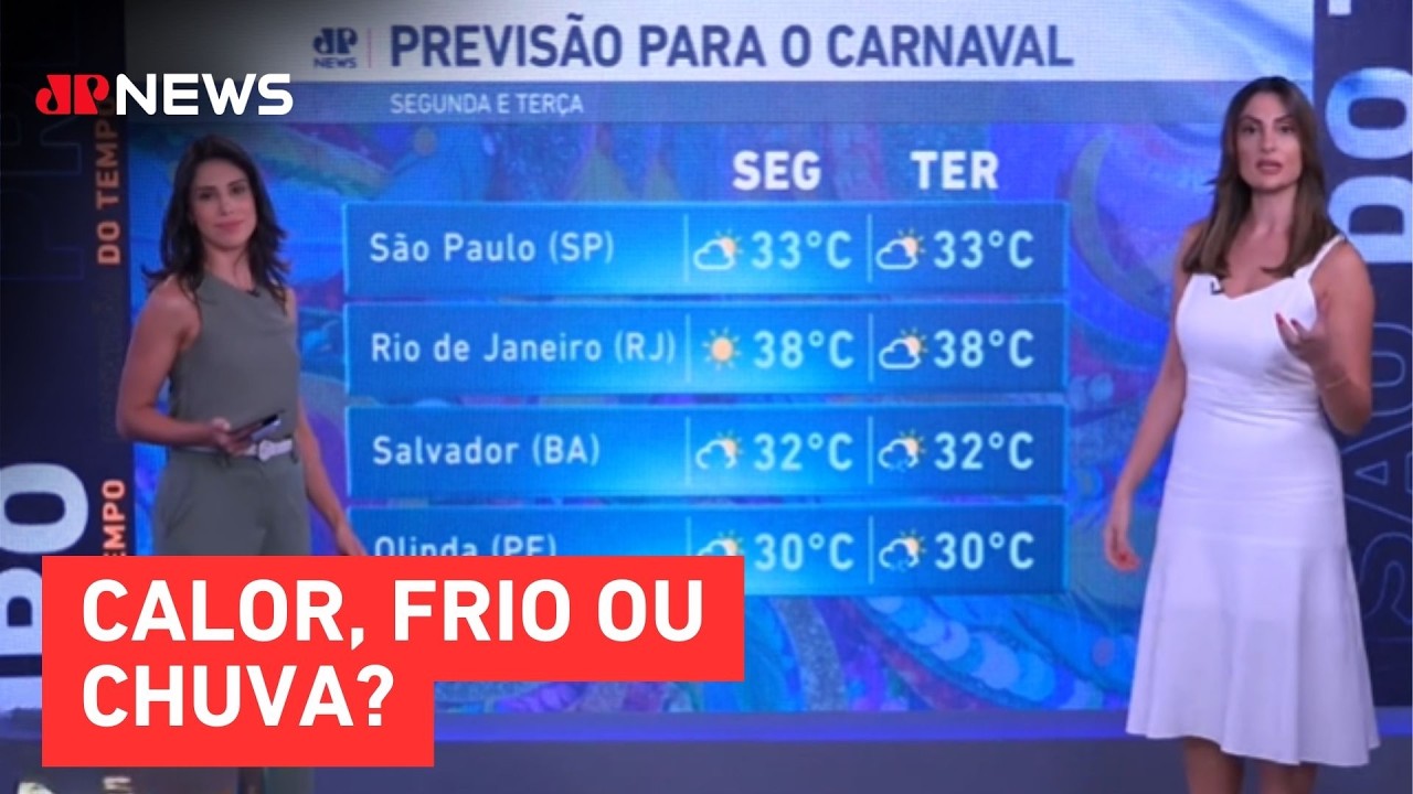 Previsão do Tempo: Vai chover no Carnaval? Paula Nobre traz detalhes