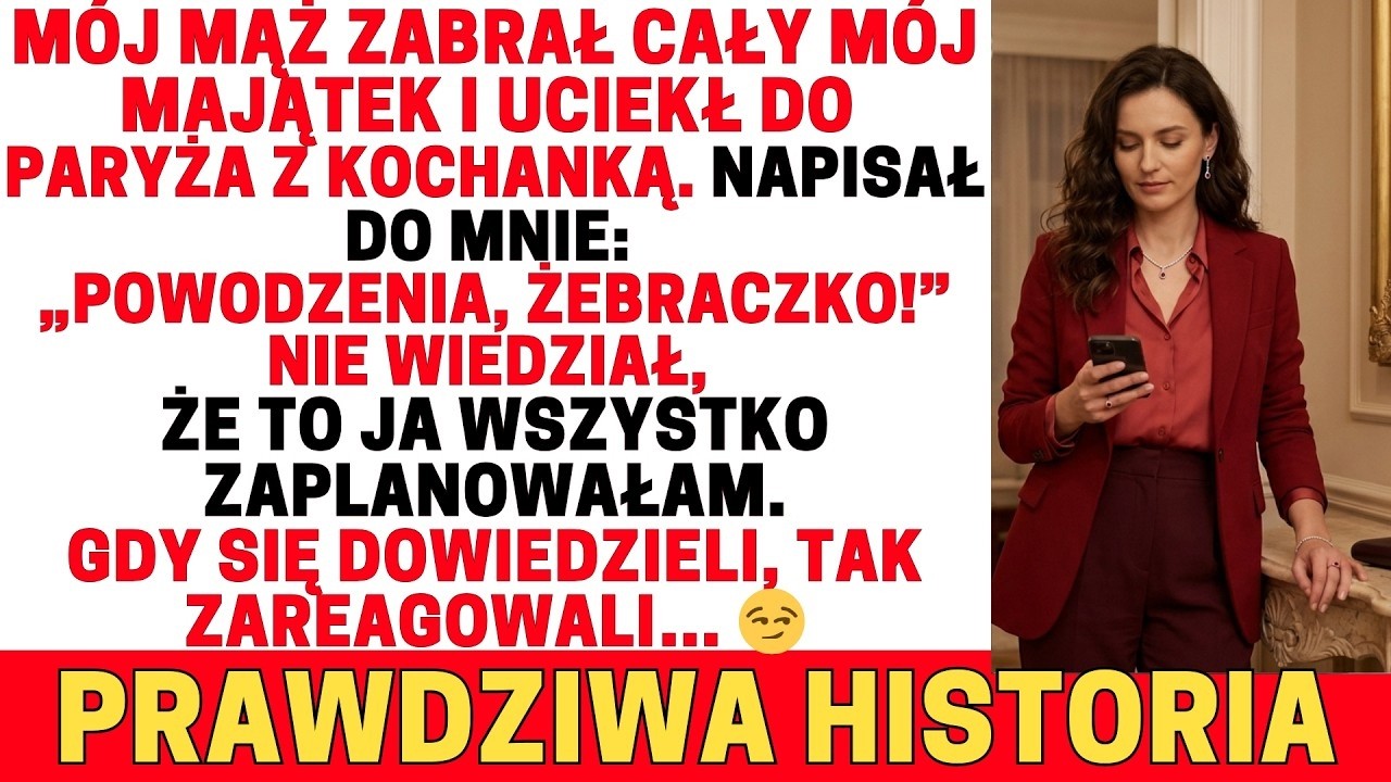 😱 Mój mąż wydał mój majątek na wyjazd do Paryża z kochanką ✈️💔, ale nie wiedział, że    😏