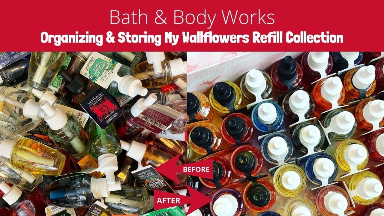 Bath & Body Works Organizing & Storing My Wallflowers Refill Collection