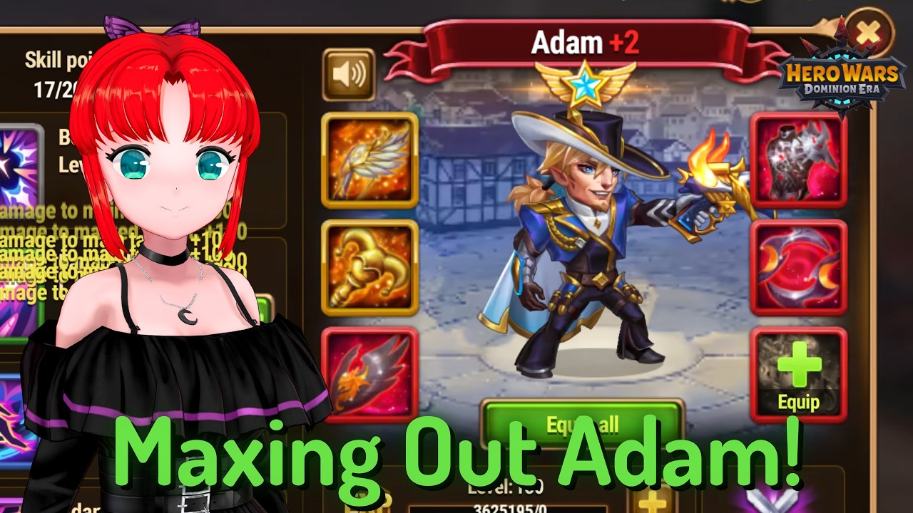 Buffing Up Adam! &mdash; Hero Wars: Dominion Era
