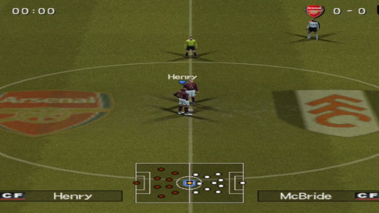 Winning Eleven 10 Ps2 Arsenal vs Fulham 