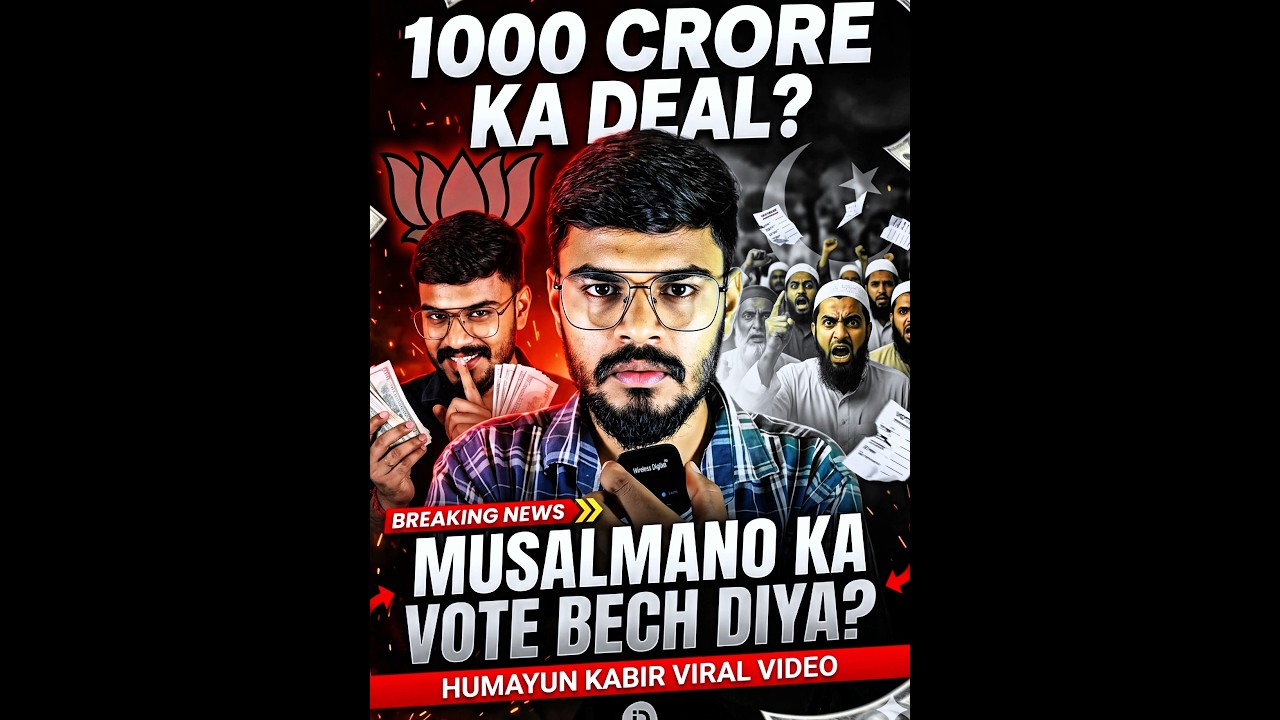 Humayun Kabir EXPOSED | BJP aur 1000 Crore Deal ka Viral Video | Muslim Vote Controversy #shorts