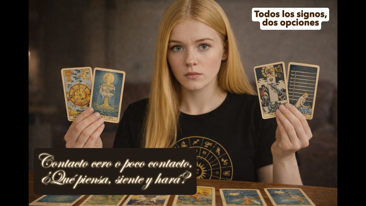 CONTACTO CERO O POCO CONTACTO ‼️¿QUÉ PIENSA, SIENTE Y HARÁ? 🤔💕DOS OPCIONES⌚ CAJA DE DESCRIPCIÓN