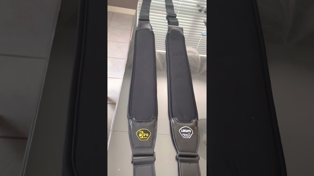 CFG zero gravity guitar strap vs    Lekato zero gravity (Amazon) (unbiased comparison)