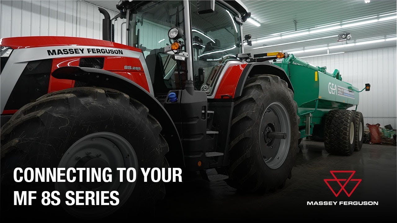 Connecting a Slurry Tank to Your Massey Ferguson 8S Series tractor