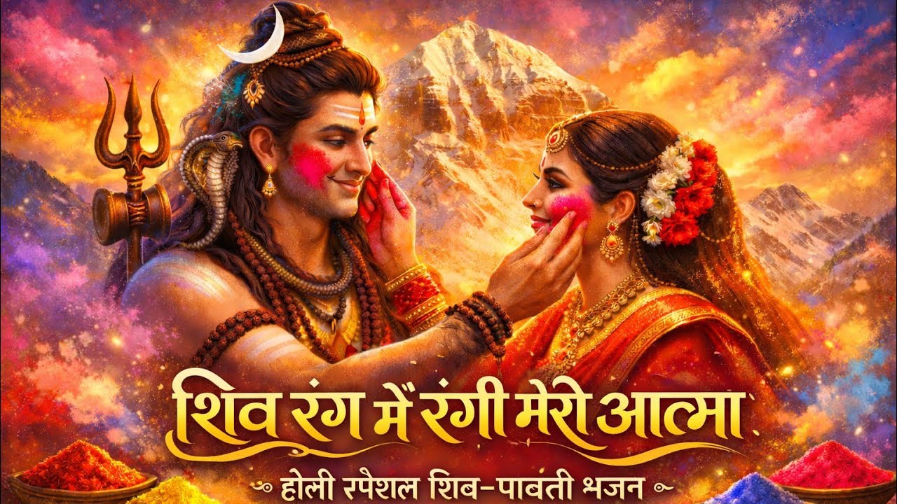 शिव रंग में रंगी मेरी आत्मा | होली स्पेशल शिव–पार्वती भजन 2026 | Mahadev Holi Bhajan