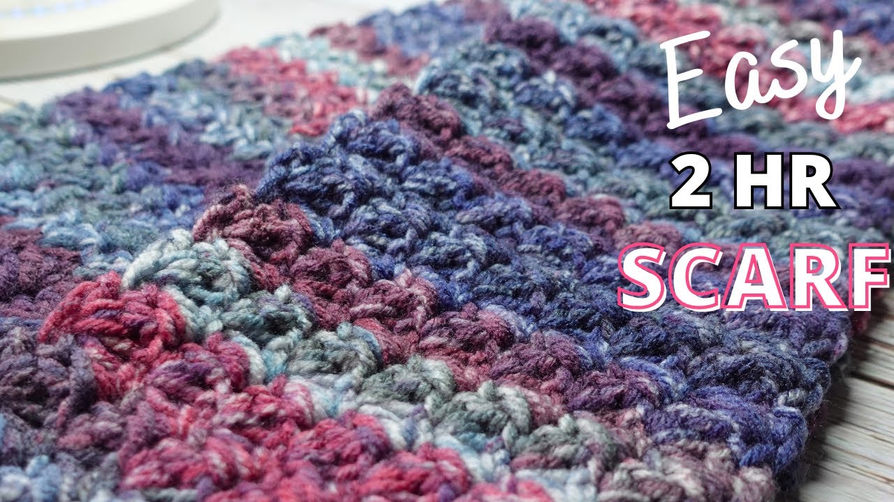 Crochet Scarf for Beginners (Take 29) | How to Crochet Super Easy STAR-LIKE STITCH in 2 hours!