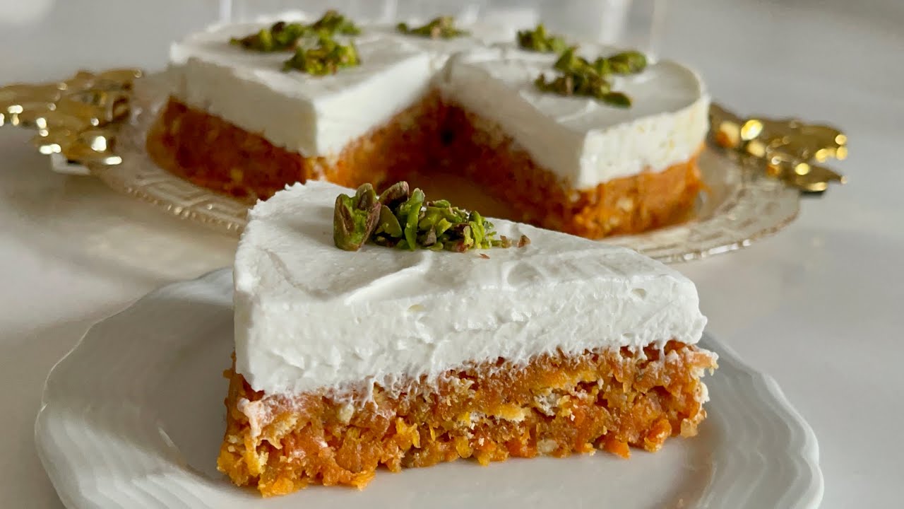 ЛУЧШИЙ ТОРТ, КОТОРЫЙ ВЫ МОЖЕТЕ ПРИГОТОВИТЬ С МОРКОВЬЮ 😋 Он такой вкусный, что одного кусочка ник