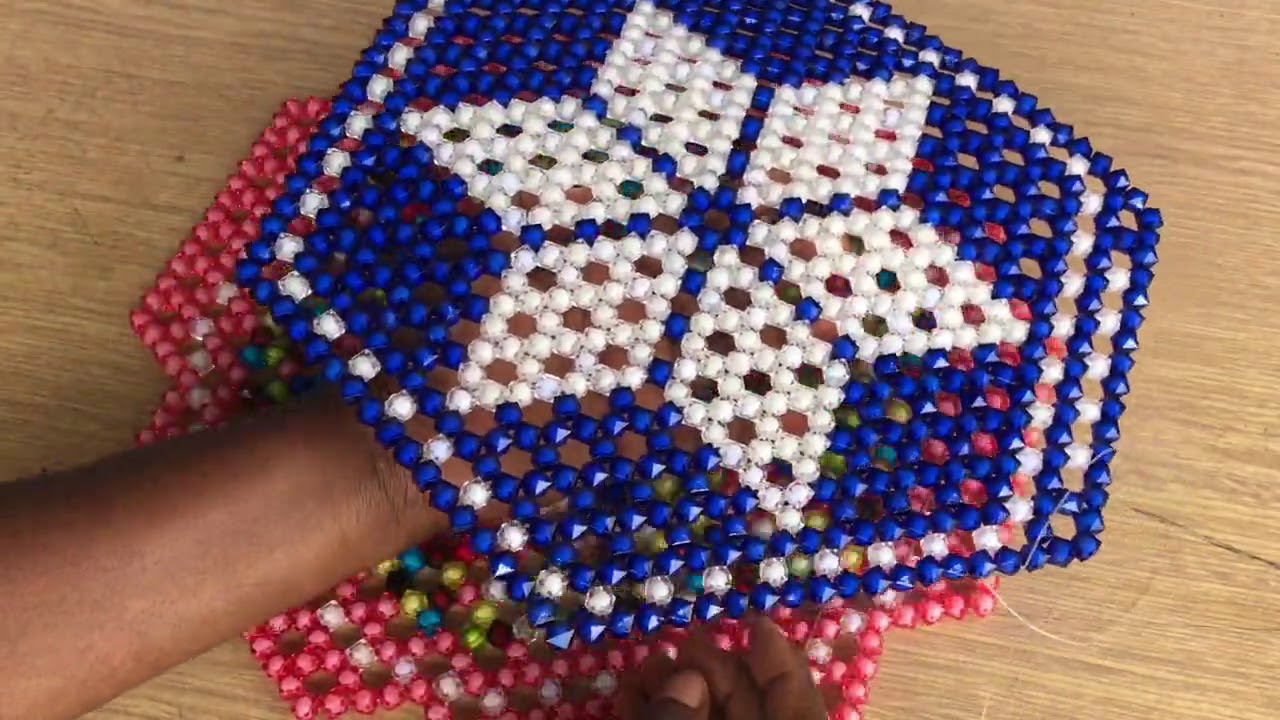 DIY Table Mat || How To Make Table Mat Using Beads | Beads Mat Making #3