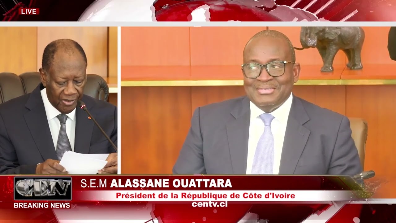 1er Conseil des Ministres du nouveau gouvernement de la République de Côte d'Ivoire 24-01-2026